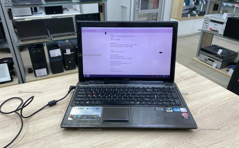 Ноутбук  msi GE620DX