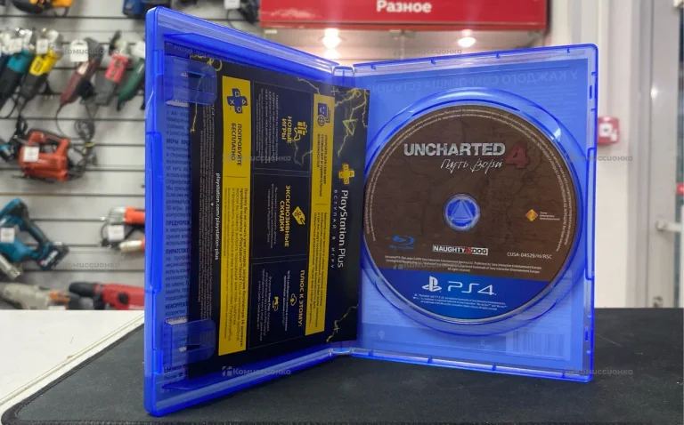 PS4. Диск Uncharted 4