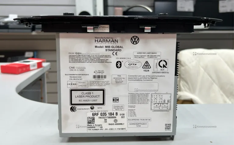 Магнитола Volkswagen Polo 6RF035184B