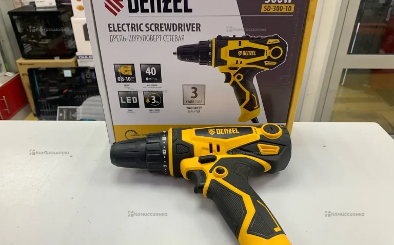 Дрель-шуруповерт Denzel SD-300-10