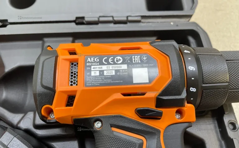 Аккумуляторная дрель-шуруповерт AEG BS18G4-202C