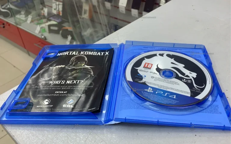 PS4 диск. Mortal Kombat X