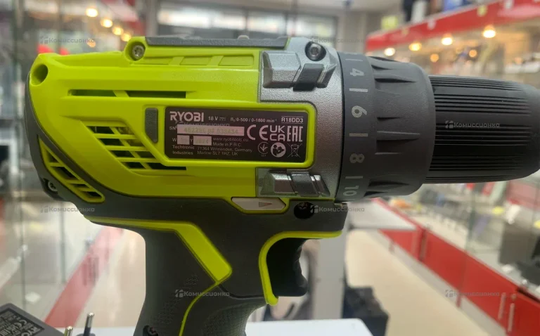 Дрель-шуруповерт Ryobi R18DD3-0