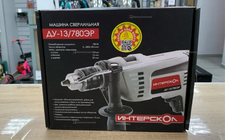 Дрель Интерскол ДУ-13/780ЭР