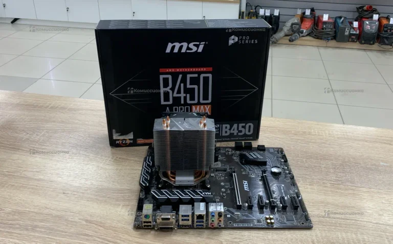 Материнская плата MSI B450 +ryzen 5 3600+Ddr4 16