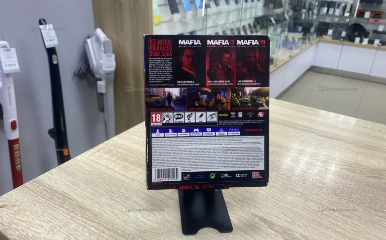 PS4 диск. диск ps 4 трилогия mafia