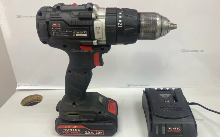 аккумуляторный шруповёрт technic rt-id40t