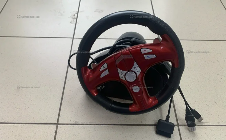 Игровой руль Genius Trio Racer FF