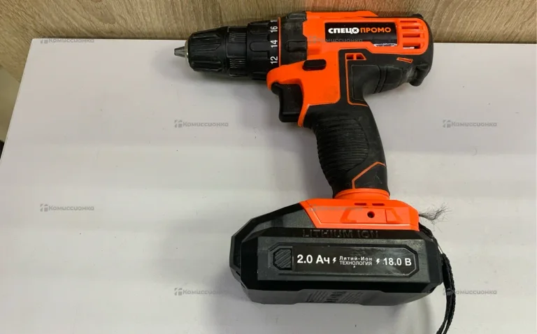 Дрель-шуруповерт СПЕЦ ПРОМО БДА-18-П