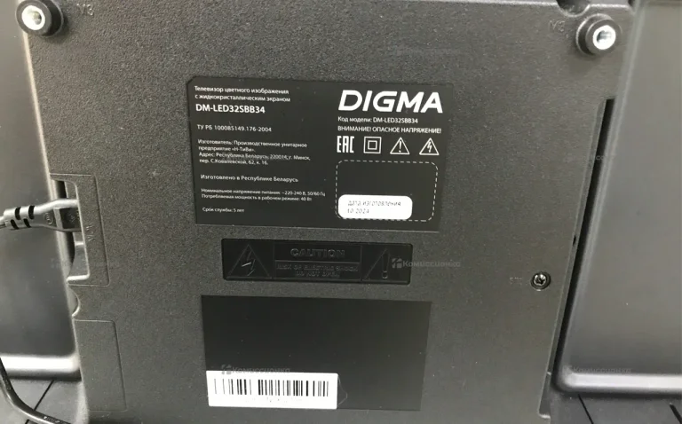 Телевизор Digma DM-LED32SBB34