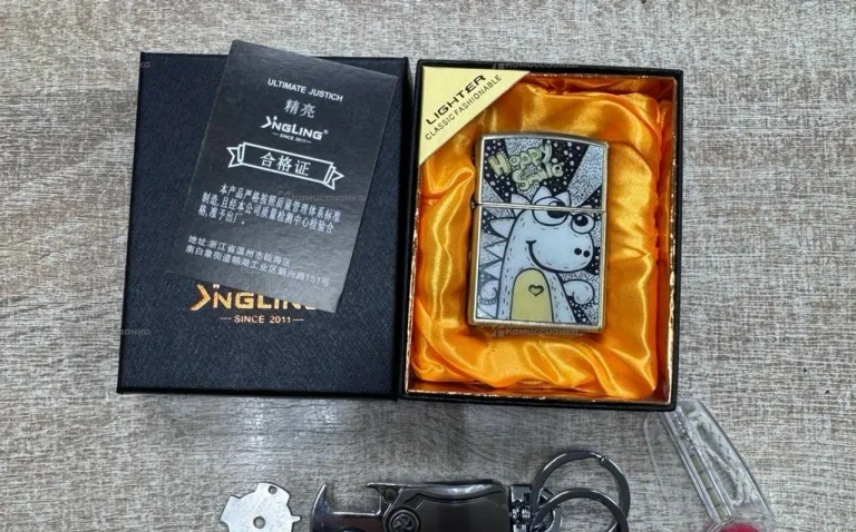 Две зажигалки Дракон + Танк