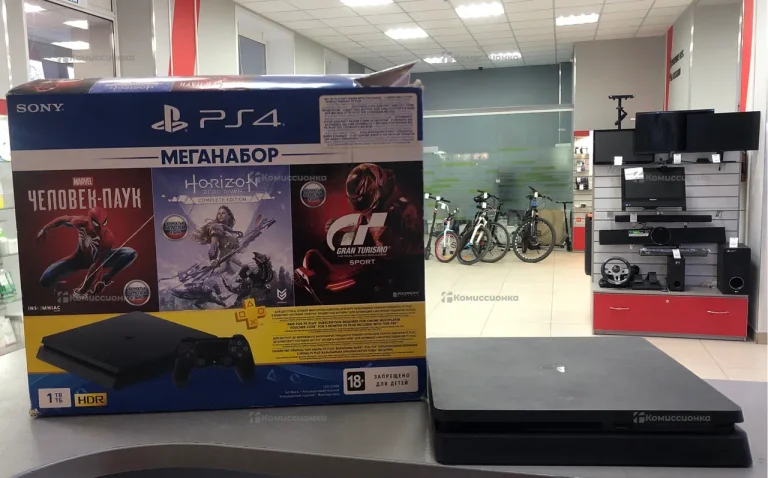 Приставка PS4 Slim 1TB