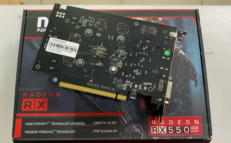 Видеокарта Radeon RX550 4Gb, Ninja-Gaming