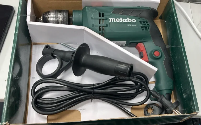 дрель metabo sbe 650