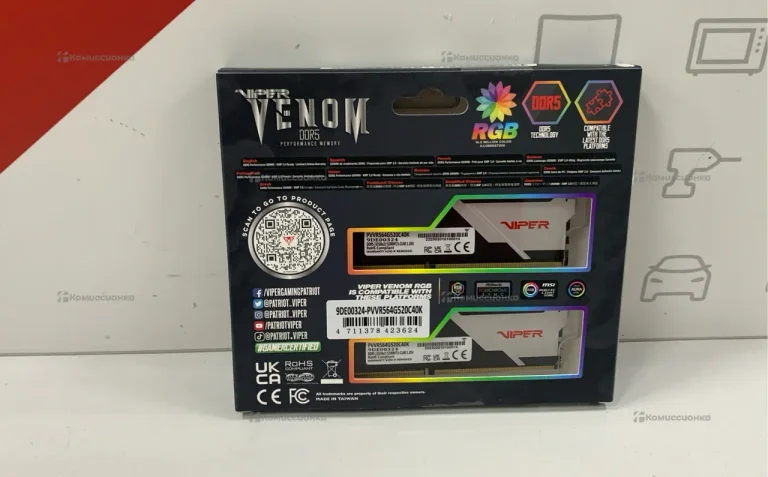 Оперативная память Patriot viper venom DDR5 32x2
