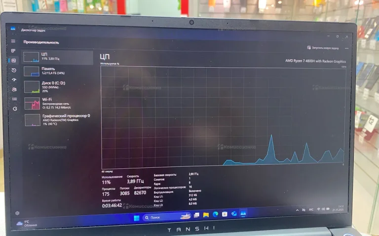 Ноутбук TANSHI M15C.