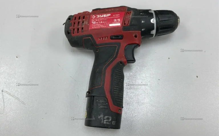 Дрель-шуруповерт ЗУБР ДА-12-2-Ли КМ1