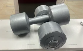 Купить Гантели серые 2шт б/у , в Москва и область Цена:990рублей