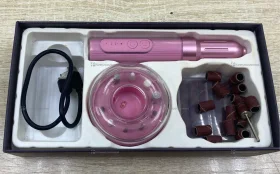 Аппарат для маникюра и педикюра SHINTOUCH розовый, Портативное перезаряжаемое оборудование для нейл-арта, 18000RPM