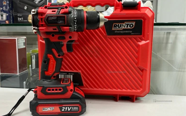 Шуруповерт RUNTO 21V 2.0Ah