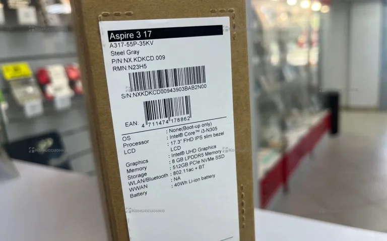 Ноутбук Acer Aspire 3 17 A317-55P-35KV