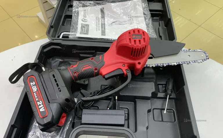 Мини цепная пила аккумуляторная Edon UNS-21