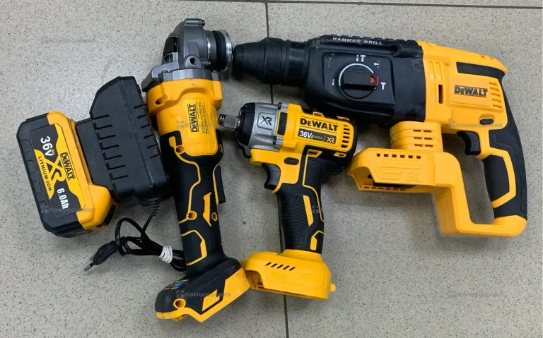 Набор DeWALT (реплика) УШМ+Перфоратор+Гайковёрт