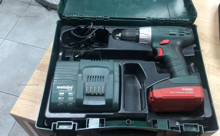 Дрель-шуруповерт metabo BS 18 Li 2009 1.3Ah x2 Cas