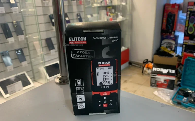 Лазерный дальномер Elitech LD 100.