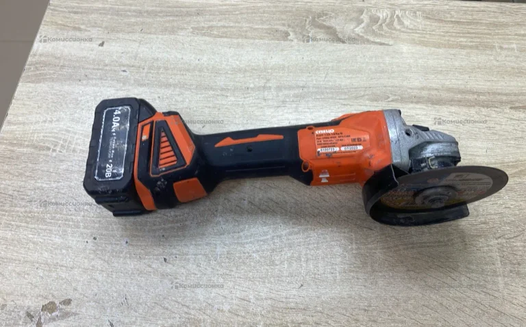 Ушм аккумуляторная спец БШУ-125-18Ли/Б