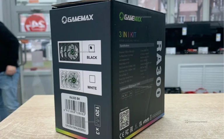 Комплект вентиляторов GameMax RA300 3*120mm