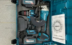 Набор Makita 2в1 (УШМ/Шуруповерт)21V 4Ah