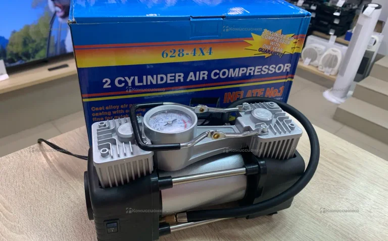 Автомобильный компрессор 2 цилиндра