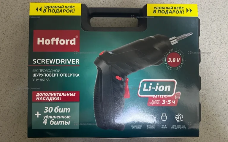 Шуруповерт-отвертка hofford 3.8