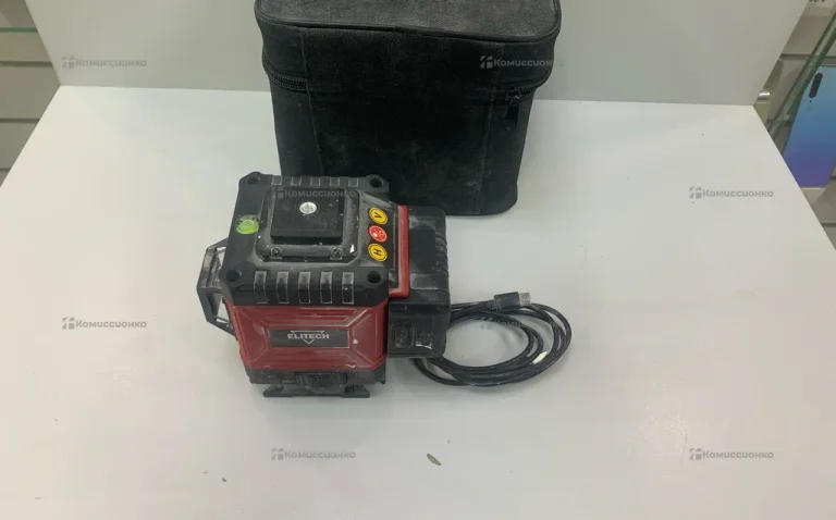 нивелир лазерный elitech пл 12л-зел.