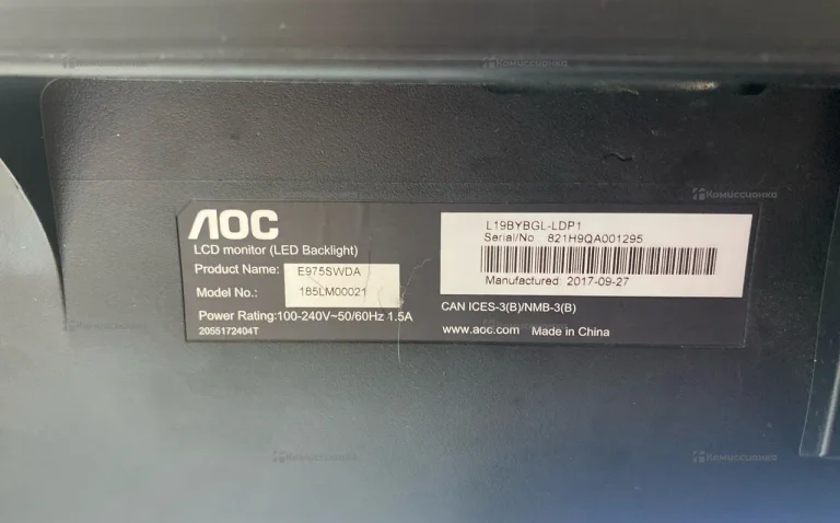 Монитор AOC 185LM00021 60hz 1920x1080