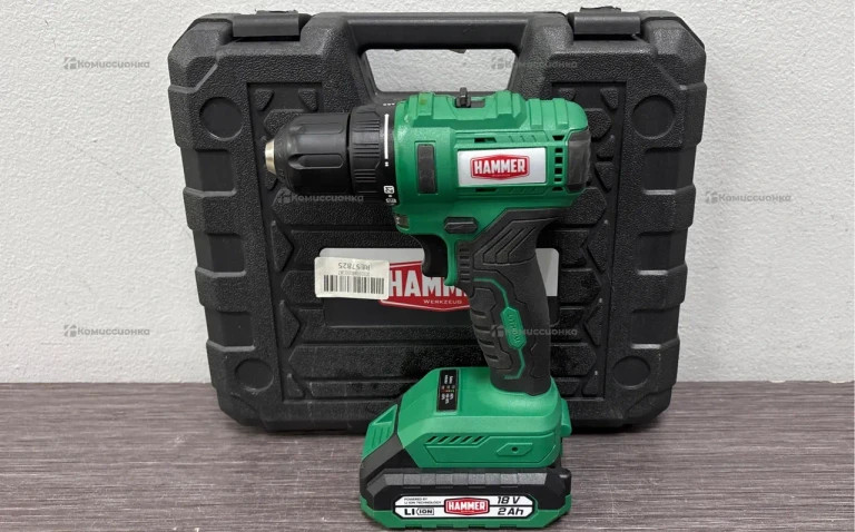 Дрель-шуруповерт аккумуляторная Hammer ACD18BL 216-025