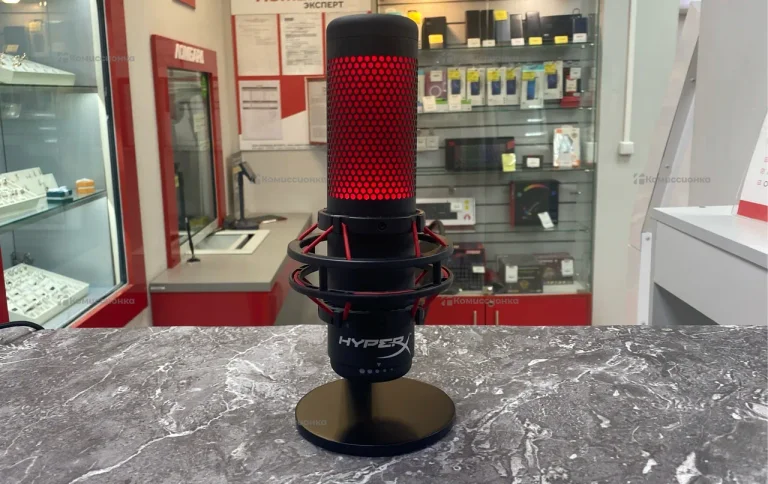Микрофон компьютерный hyper x quad cast