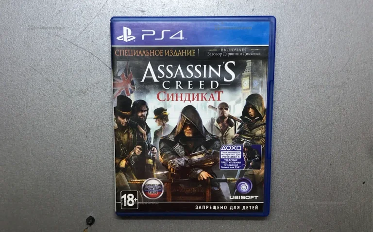 диск ps4 Assassins creed Синдикат