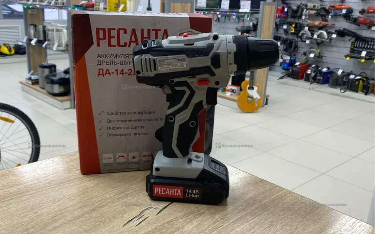 Дрель-шуруповерт Ресанта ДА-14-2Л