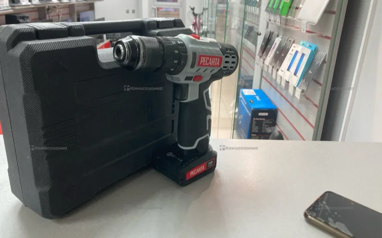 Аккумуляторная дрель-шуруповерт РЕСАНТА ДА-24-2ЛК