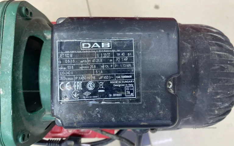 Самовысаываюший насос DAB 102