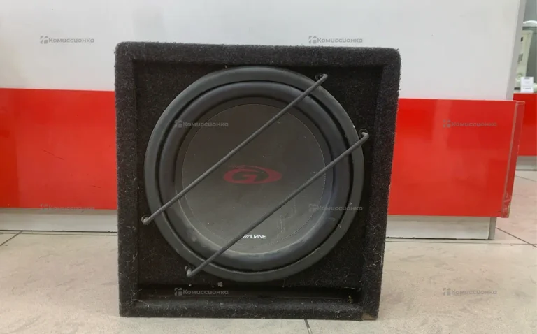 Сабвуфер  alpine sbg-1244br