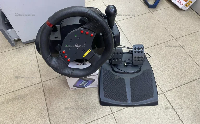 MOMO Игровой Руль Momo Racing с КПП и Педалями