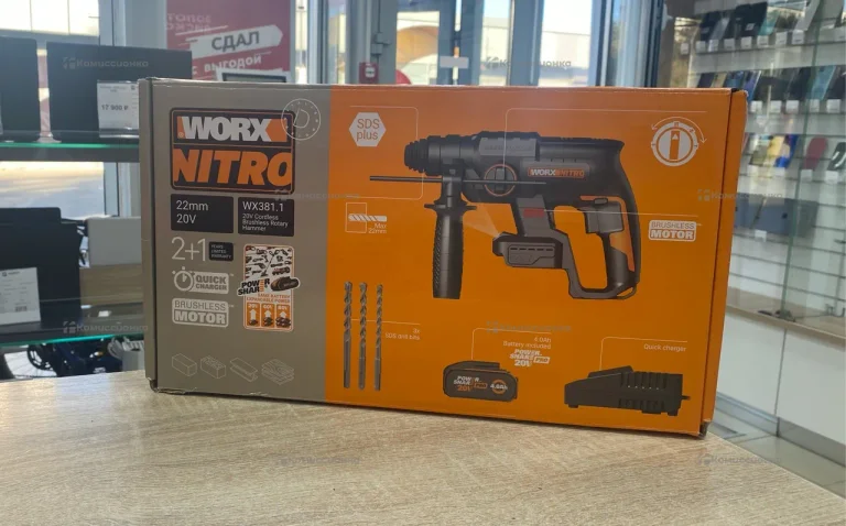 Перфоратор аккумуляторный Worx WX381.1