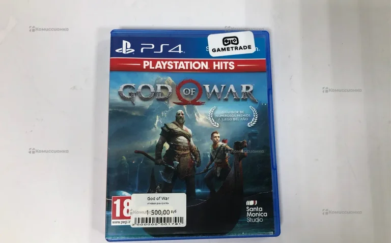 диск на ps4. God of War
