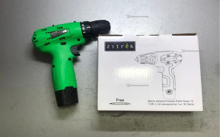 Дрель шуруповерт Zitrek Green 12-Li-ion