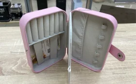 Купить Шкатулка для украшений розовая 2 секции б/у , в Казань Цена:1200рублей