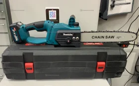 Цепная пила аккумуляторная бесщеточная Makita(сини