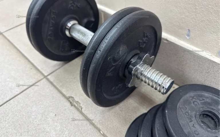 Гантеля 12кг металл